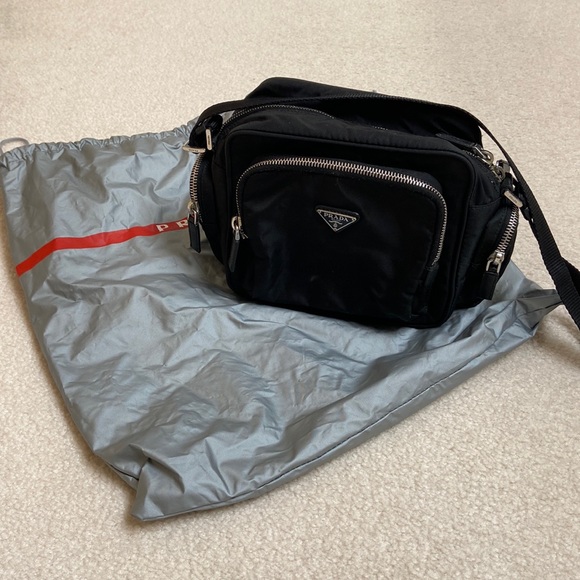 Prada Bags Firm Vintage Prada Nylon Camera Bag Poshmark